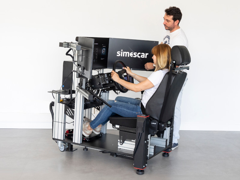 Simulador de conducción para autoescuelas, Simescar Lite.